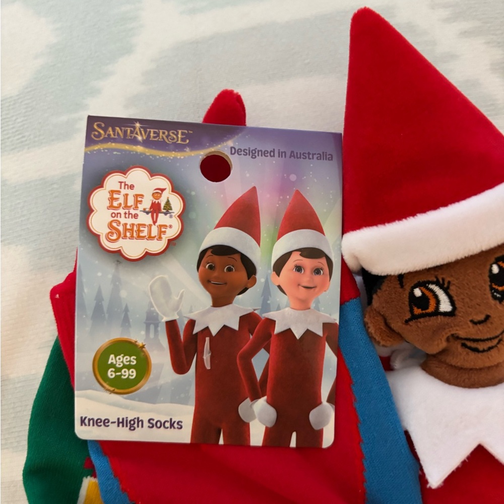 Santaverse Elf on the Shelf Knee-High Socks. New - Picture 7 of 7